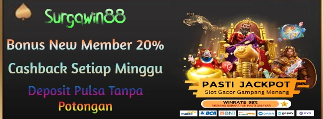 Surgawin88: Slot Gacor Hari Ini dengan Jackpot Melimpah